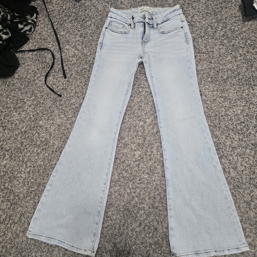 BKE Stella Light Blue Stretch Bootcut Jeans 23x32
